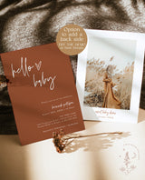 Minimalist Baby Shower Invitation | Gender Neutral Baby Shower