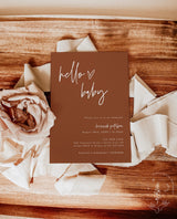 Minimalist Baby Shower Invitation | Gender Neutral Baby Shower