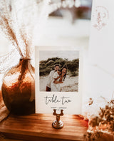 Photo Table Numbers | Wedding Photo Table Numbers 
