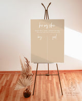 He or She What Will Baby Be Sign | Gender Guess Board