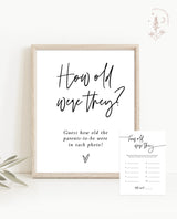 How Old Were The Parents-To-Be Game | Guess How Old Game