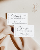 Drink Ticket Template | Minimalist Drink Ticket