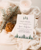 Winter Baby Shower Invitation Template | Baby It's Cold Outside 