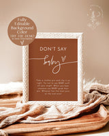 Don't Say Baby Shower Game | Clothes Pin Baby Shower Game
