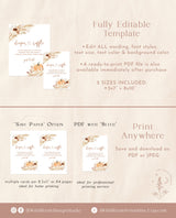 Diaper Raffle Baby Shower Sign | Boho Baby Shower Sign