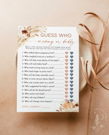 Baby Shower Guess Who Game | Pumpkin Baby Shower