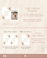 Pampas Grass Save the Date | Boho Save the Date