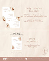 Boho Cupcake Menu Sign | All You Need is Love & Cupcakes