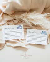 Rainbow Advice for Parents Card Shower | Advice for Mommy