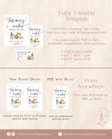 Halloween Guess How Many Candies Baby Shower Game | Pumpkin Baby Shower Game