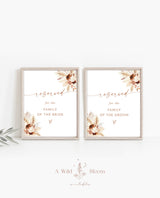 Wedding Reserved Signs | Boho Reserved Cards