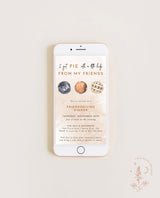 Funny Friendsgiving Evite Template | Friendsgiving Dinner Text Invitation