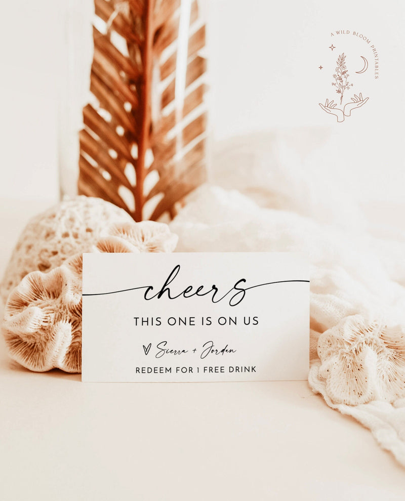 Drink Ticket Template | Minimalist Drink Ticket – Wild Bloom Design Studio drink-ticket-template-minimalist-drink-ticket-wild-bloom-design-studio