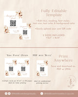 Honeymoon Fund QR Code Sign | Wedding Honeymoon Fund Sign