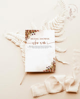 Bridal Shower Memory Game | Fall Bridal Shower Game