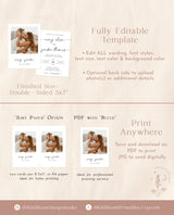 Minimalist Wedding Invitation Template | Editable Modern Wedding Invite