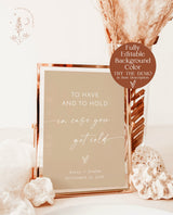 Wedding Blanket Sign | Minimalist Wedding