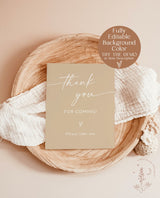 Modern Favors Sign | Minimalist Wedding Favors Sign Template