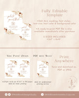 Boho Photo Guestbook Sign | Pampas Grass Wedding Sign