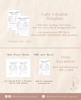 Baby Shower Advice and Predictions Card | Modern Baby Shower