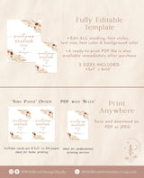 Boho Sanitizing Station Sign | Sanitizing Station Wedding Sign