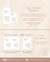 Modern Thank You Letter | Wedding Napkin Note