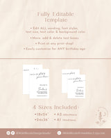 Birthday Party Welcome Sign | Modern Birthday Welcome Sign