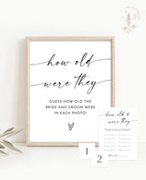 How Old Were The Bride and Groom Game | Guess How Old Game