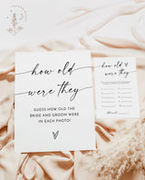 How Old Were The Bride and Groom Game | Guess How Old Game