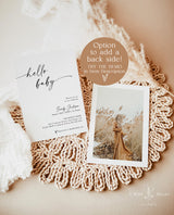 Minimalist Baby Shower Invitation | Gender Neutral Baby Shower