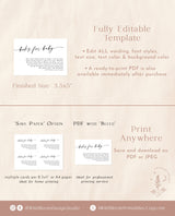 Books for Baby Card | Book Request Insert