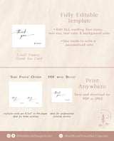 Minimalist Thank You Card | Thank You Card