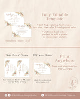 Boho Happily Ever After Party Invite | Reception Party Invitation