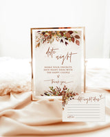 Bridal Shower Date Night Ideas | Date Night Ideas Sign