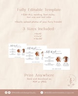 Dog Signature Drink Sign | Pet Signature Cocktail Sign