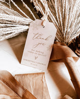 Winter Baby Shower Favor Tag Template | Snowflake Baby Shower