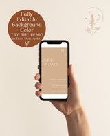 Terracotta Save the Date | Modern Minimalist Save the Date