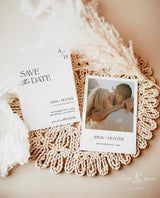 Photo Save the Date Template | Modern Save the Date Template