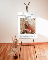 Graduation Party Welcome Sign Template | Photo Graduation Welcome Poster