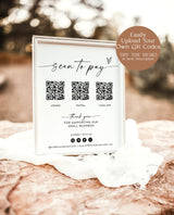 QR Code Sign | Modern Small Business Sign