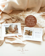 Photo Save the Date Postcard Template | Postcard Save the Date Invite
