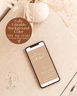 Terracotta Engagement Party Evite | Modern Co-Ed Shower Invite