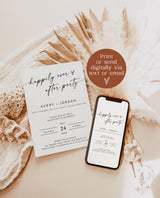 Photo Elopement Announcement | Photo Arch Wedding Announcement