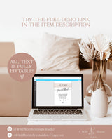 Audio Guestbook Sign | Modern Minimalist Wedding Sign