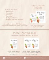 Bloody Mary Bar Bridal Shower Sign | Modern Bridal Shower Bar Sign