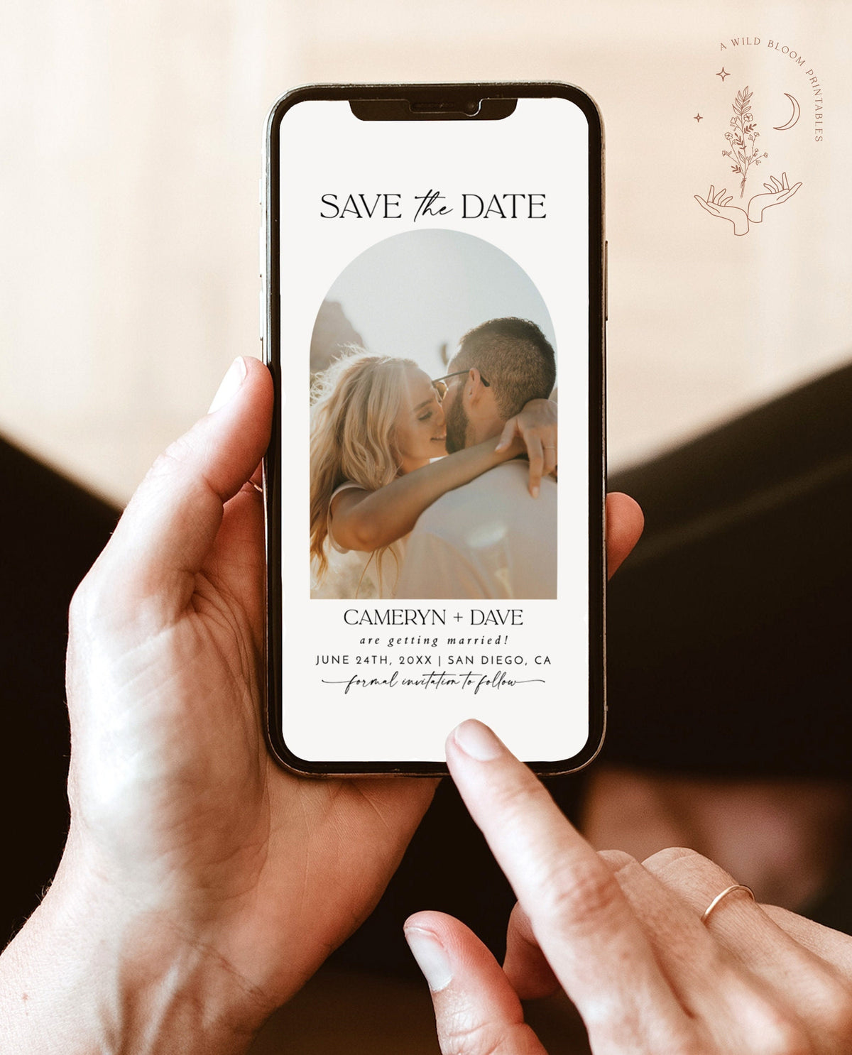 Electronic Save the Date | Digital Text Save the Date