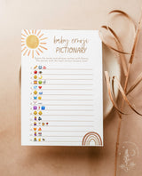Sunshine Emoji Picture Game | Baby Shower Emoji Picture Game