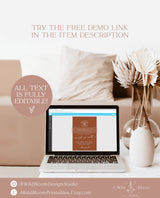 Telephone Guestbook Sign Template | Audio Guestbook Sign