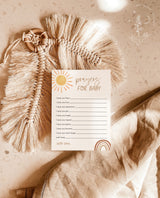 Prayers for Baby Card | Sunshine Baby Shower