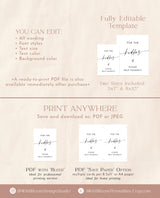 For the Kiddos Favors Sign | Modern Wedding Kids Menu Sign